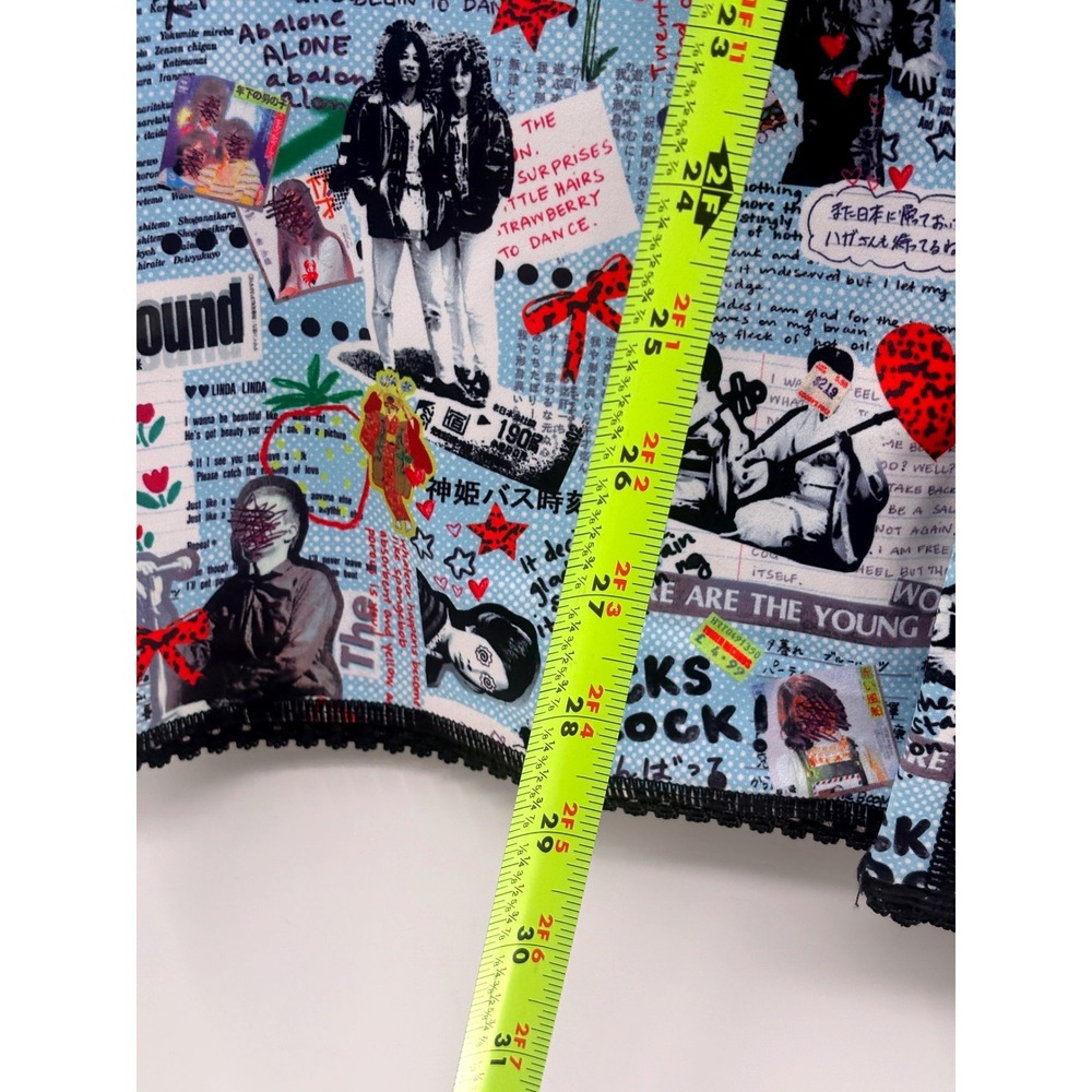 Strawberry Western Set Women‎ Size Medium Art to Wear Blue Festival - Picture 6 of 14